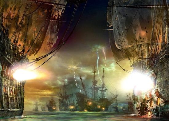 Pirates of the Caribbean Battle of the Sunken Treasure photo, from ThemeParkInsider.com